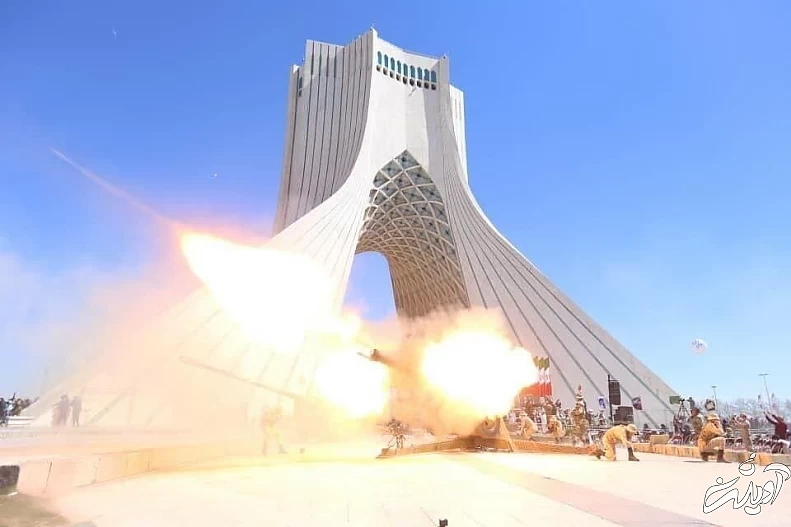 شلیک توپ سال نو، چرا کنار برج آزادی؟